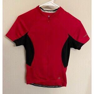 Red Specialized Women’s Cycling Bike Jersey Shirt, Size Adult Small